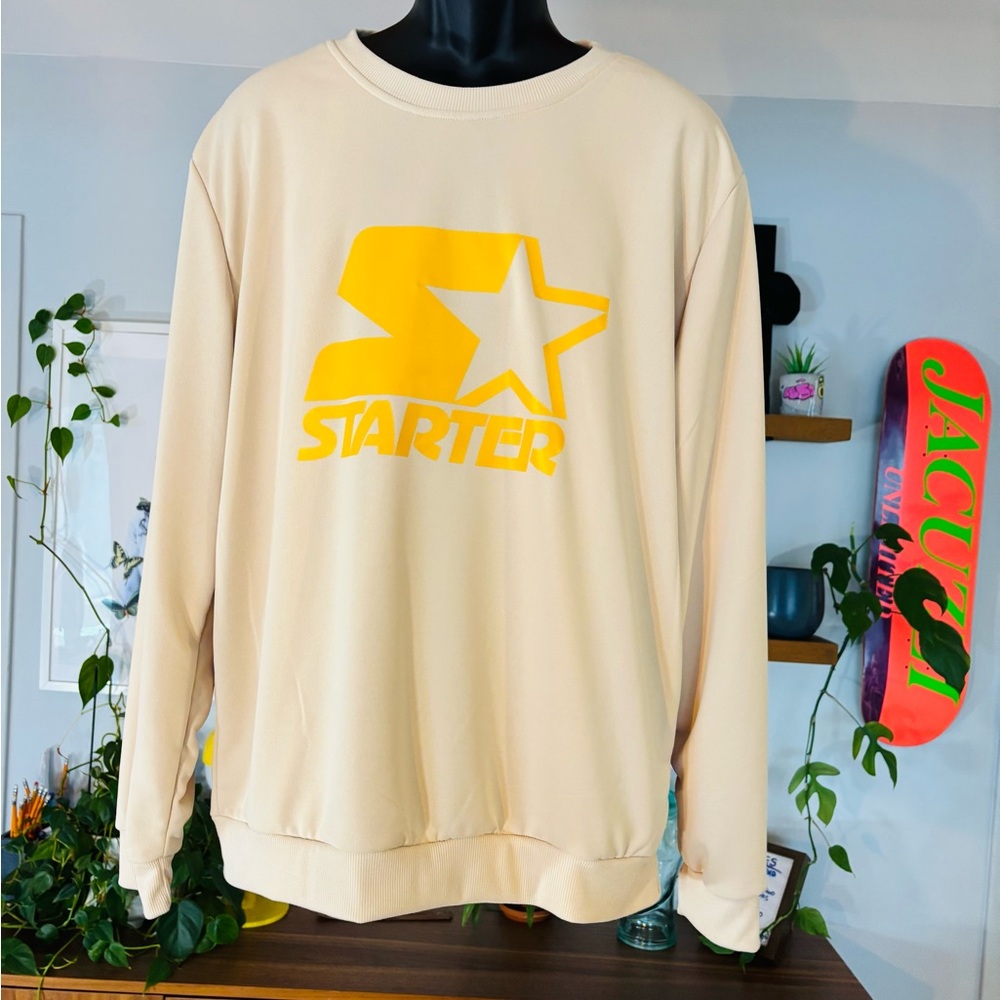 Crewneck with Yellow Starter Crewneck